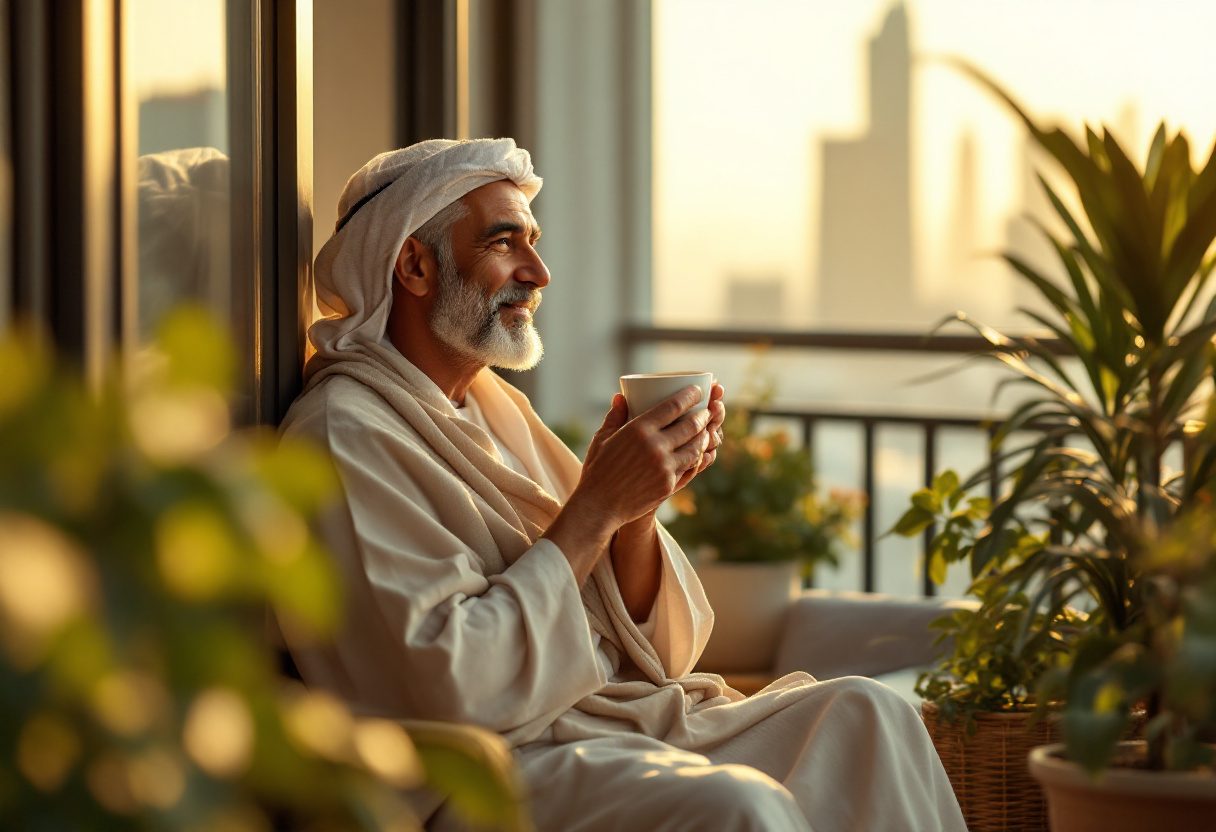 مشهد نمط حياة لمنتج لاصقة السكري