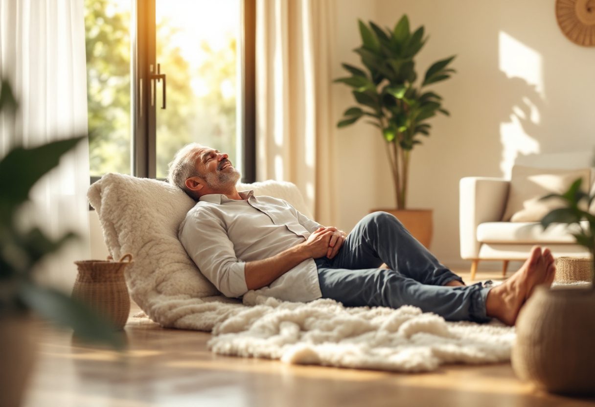 Lifestyle-Bild: Anwendung von Fußcreme