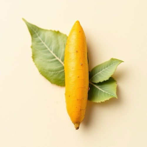 Raiz de cúrcuma fresca