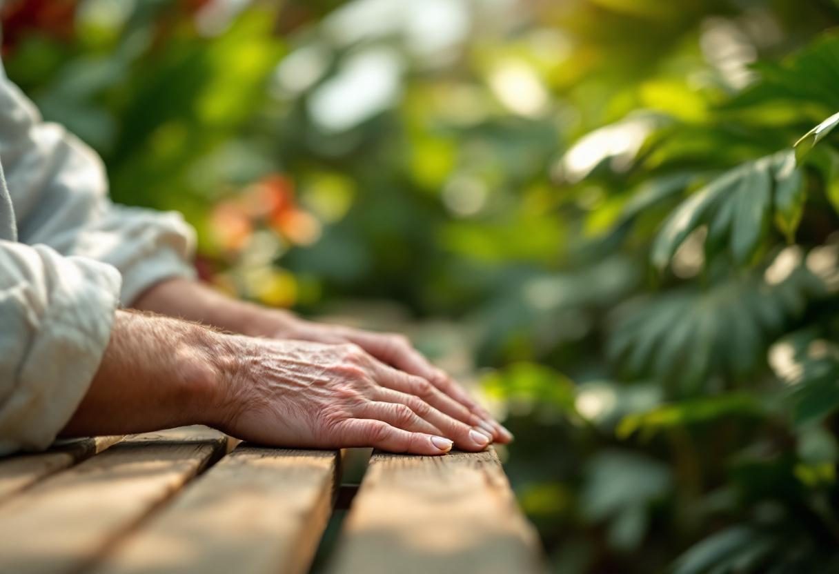 Frau mit strahlender Haut nach der morgendlichen Pflege-Routine