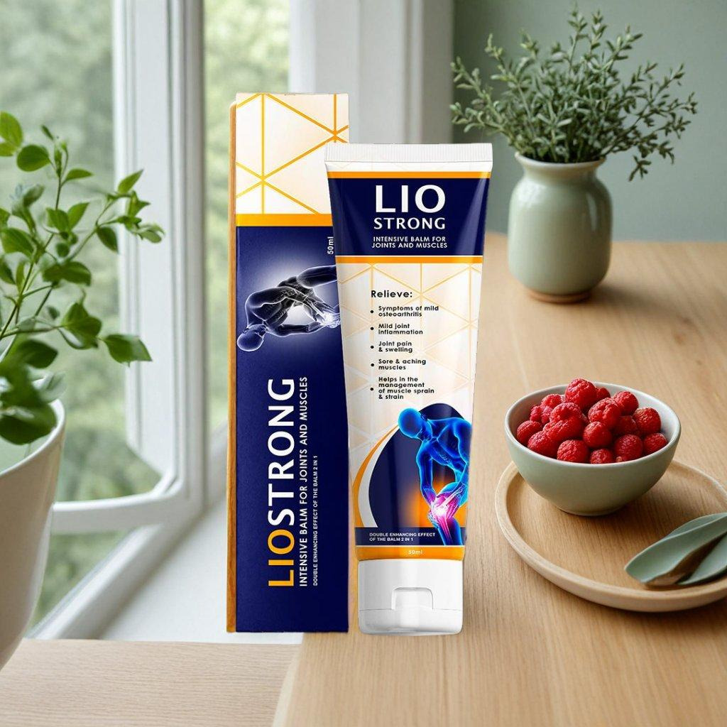 LIO STRONG toote packshot kasutamise kontekstis
