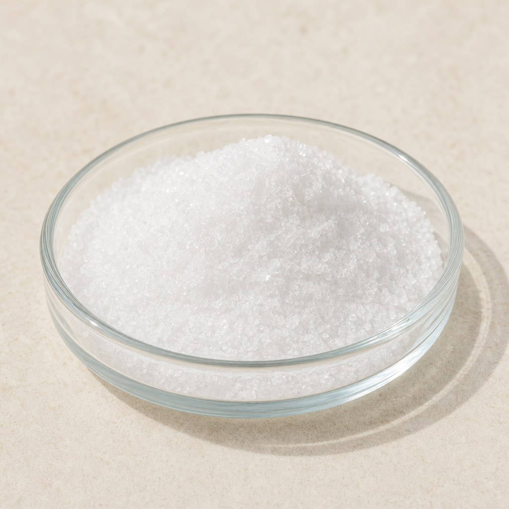 Polvo cristalino de L-carnitina.