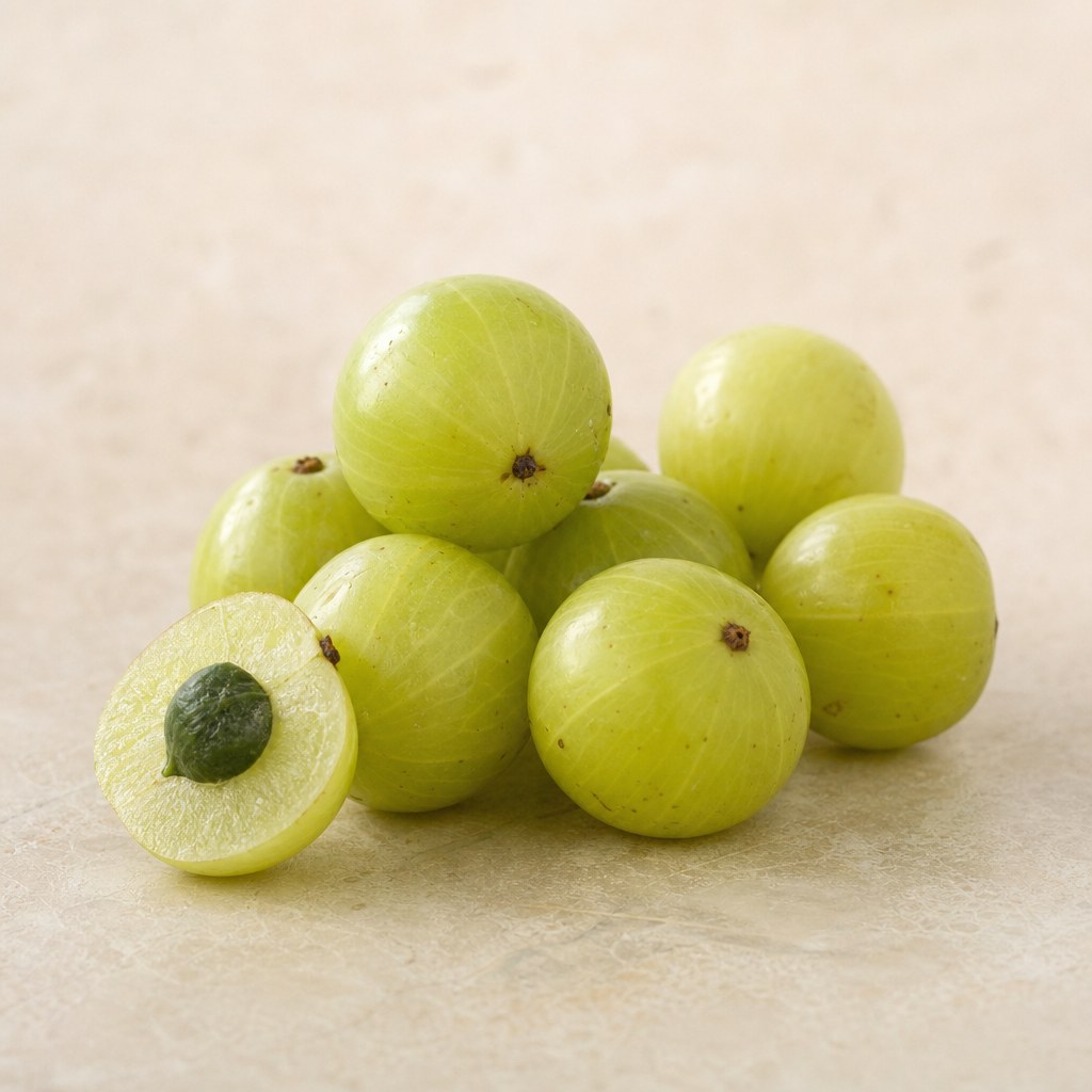 Fruits frais d’amla.