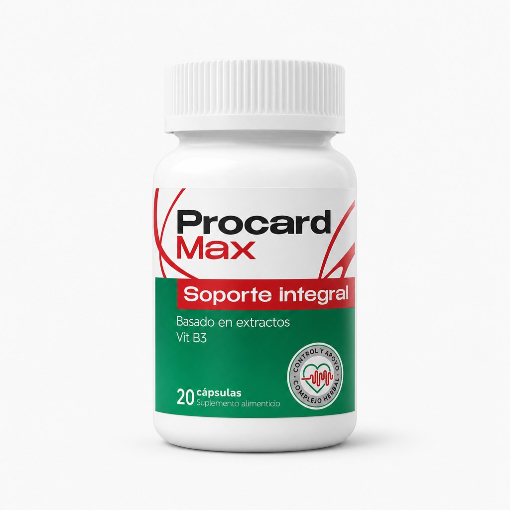 Procard Max: bienestar y constancia en cápsulas