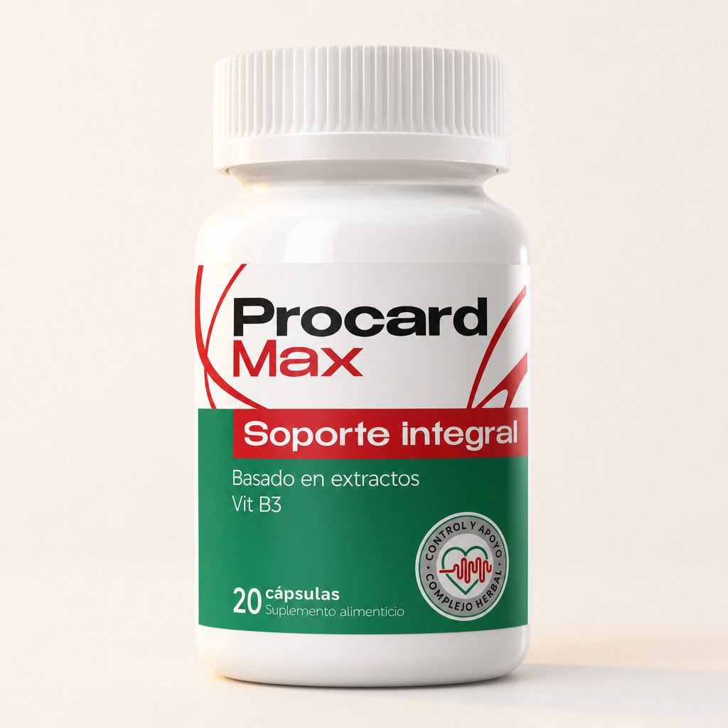 Procard Max: bienestar y constancia en cápsulas