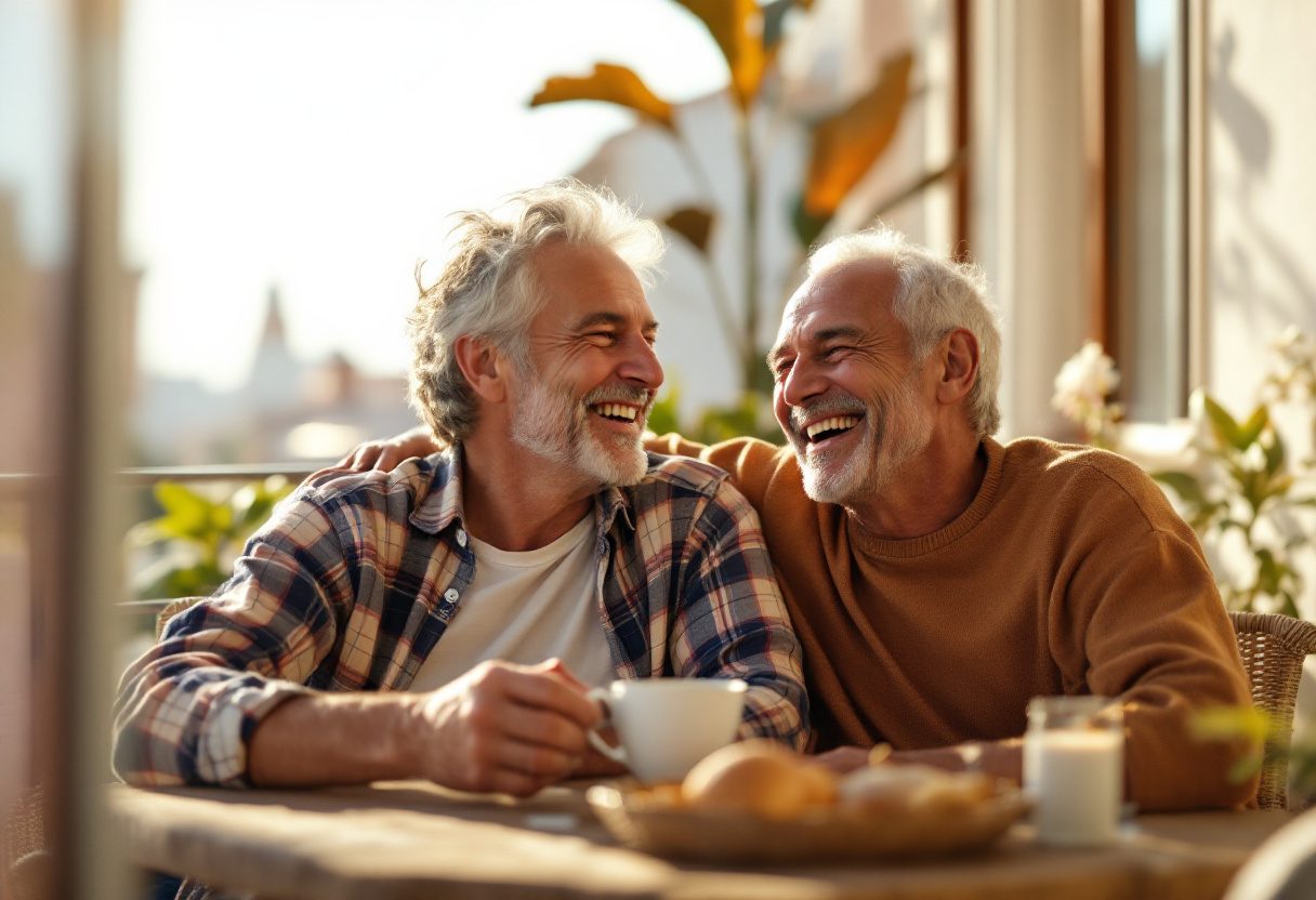 Homem confiante e relaxado, conceito de bem-estar masculino