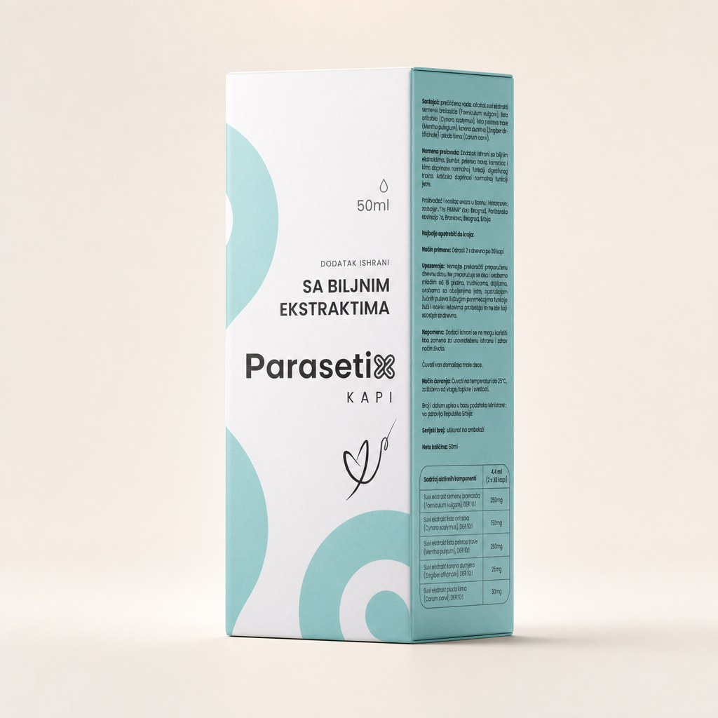 Parasetix – biljne kapi za praktičnu dnevnu rutinu