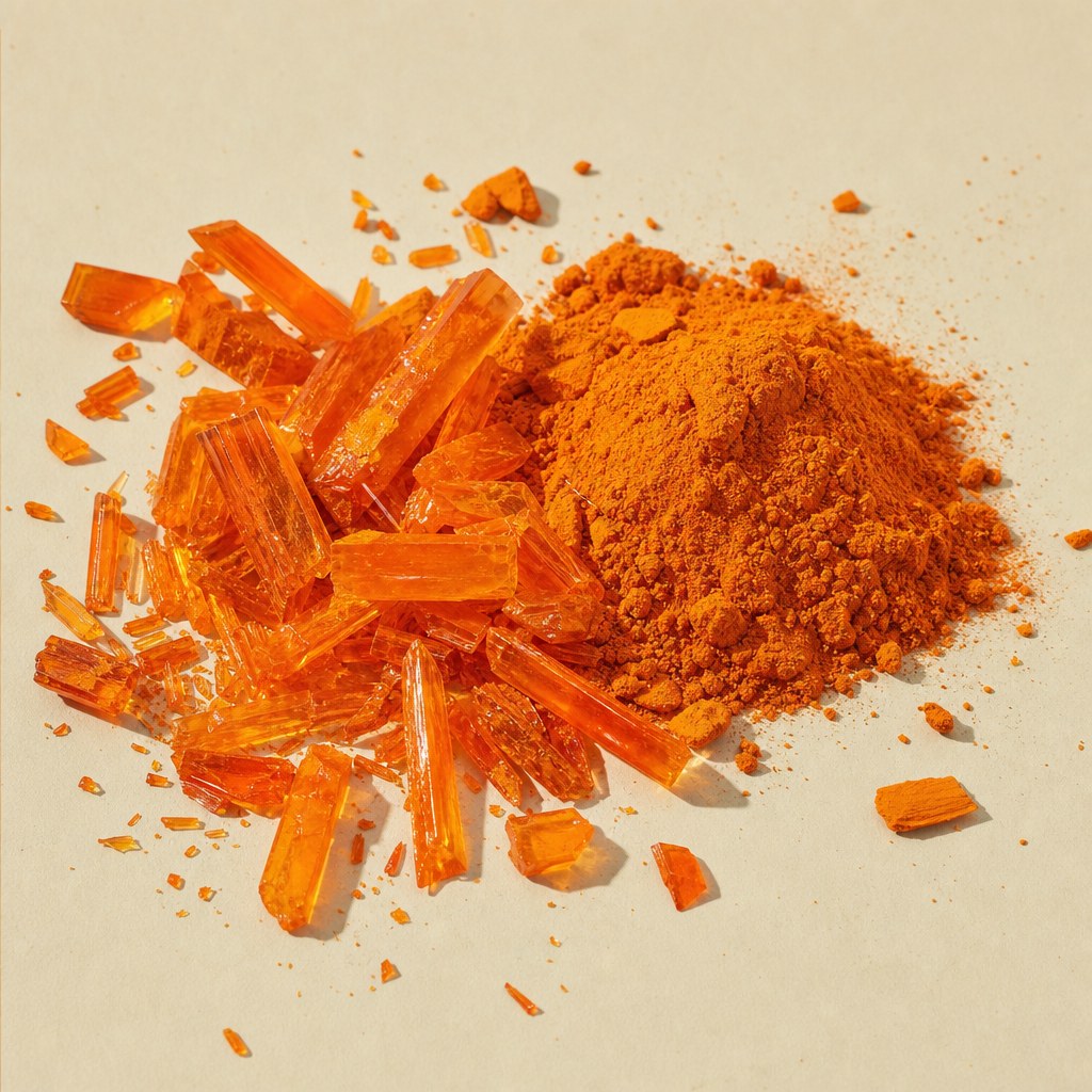 Oranžový pigment beta-karotén.
