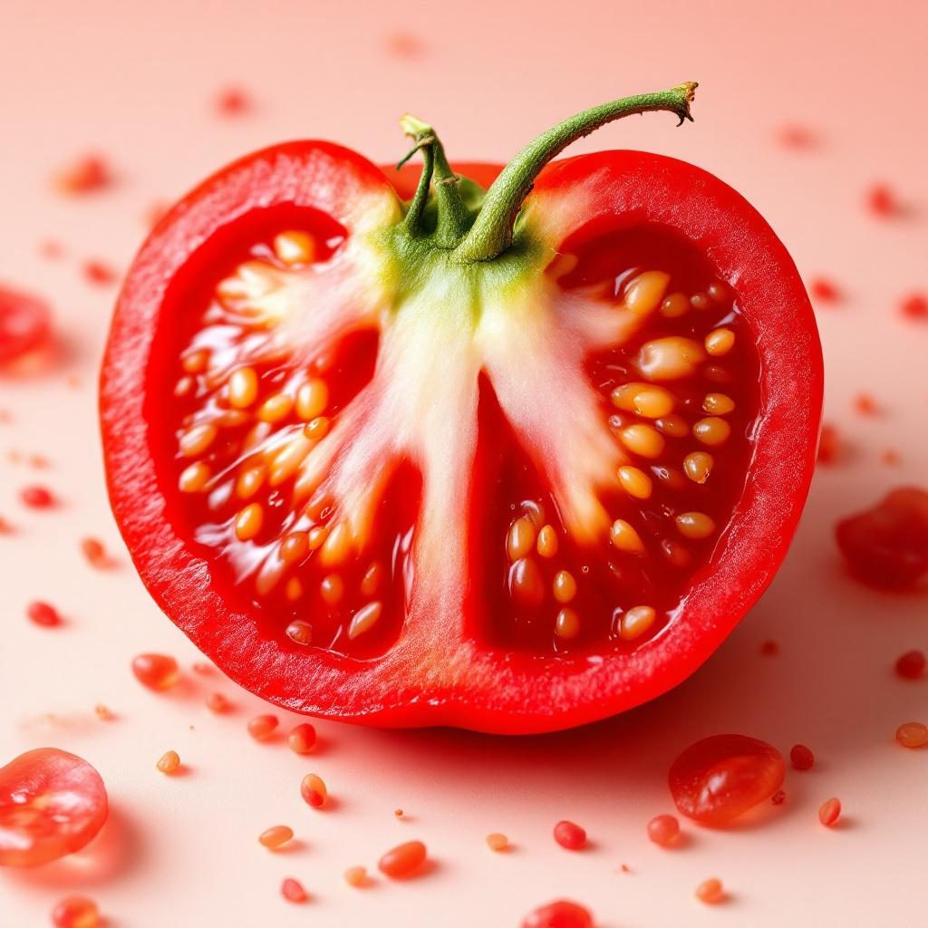 Licopene, pomodori maturi, pigmento rosso naturale