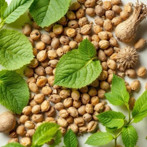 Groene thee blad