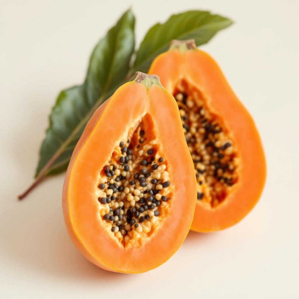 Papaya fruit natural botanical ingredient