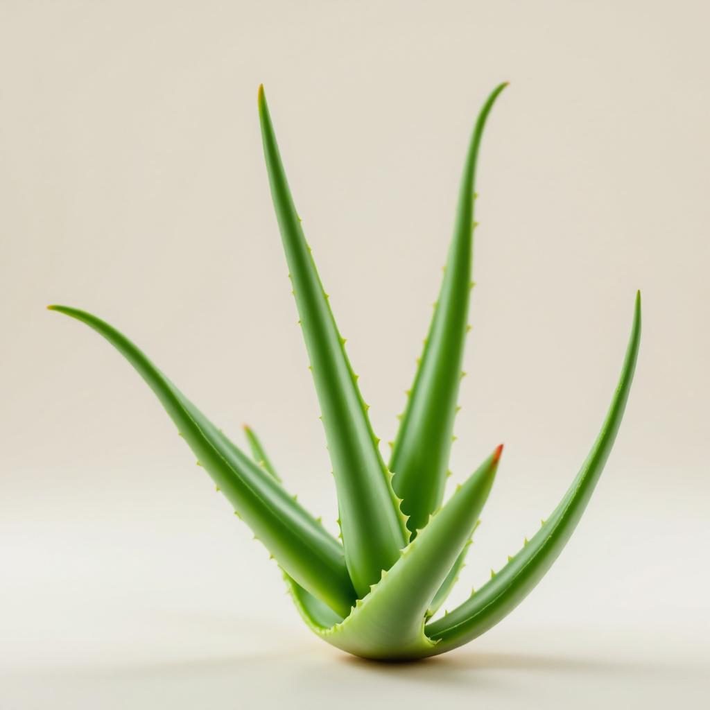 Aloe vera frais en coupe
