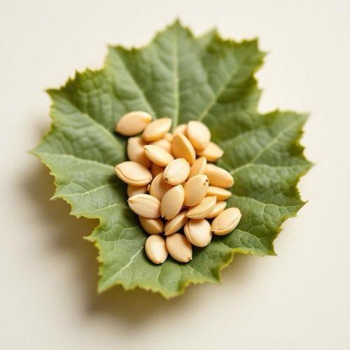 Biji labu Pumpkin Seed yang utuh
