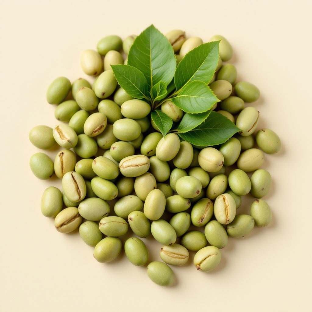 Green coffee beans unroasted