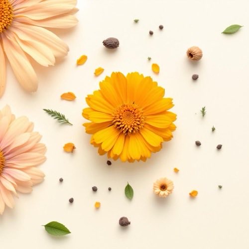 Flores de caléndula fuente natural de luteína y zeaxantina