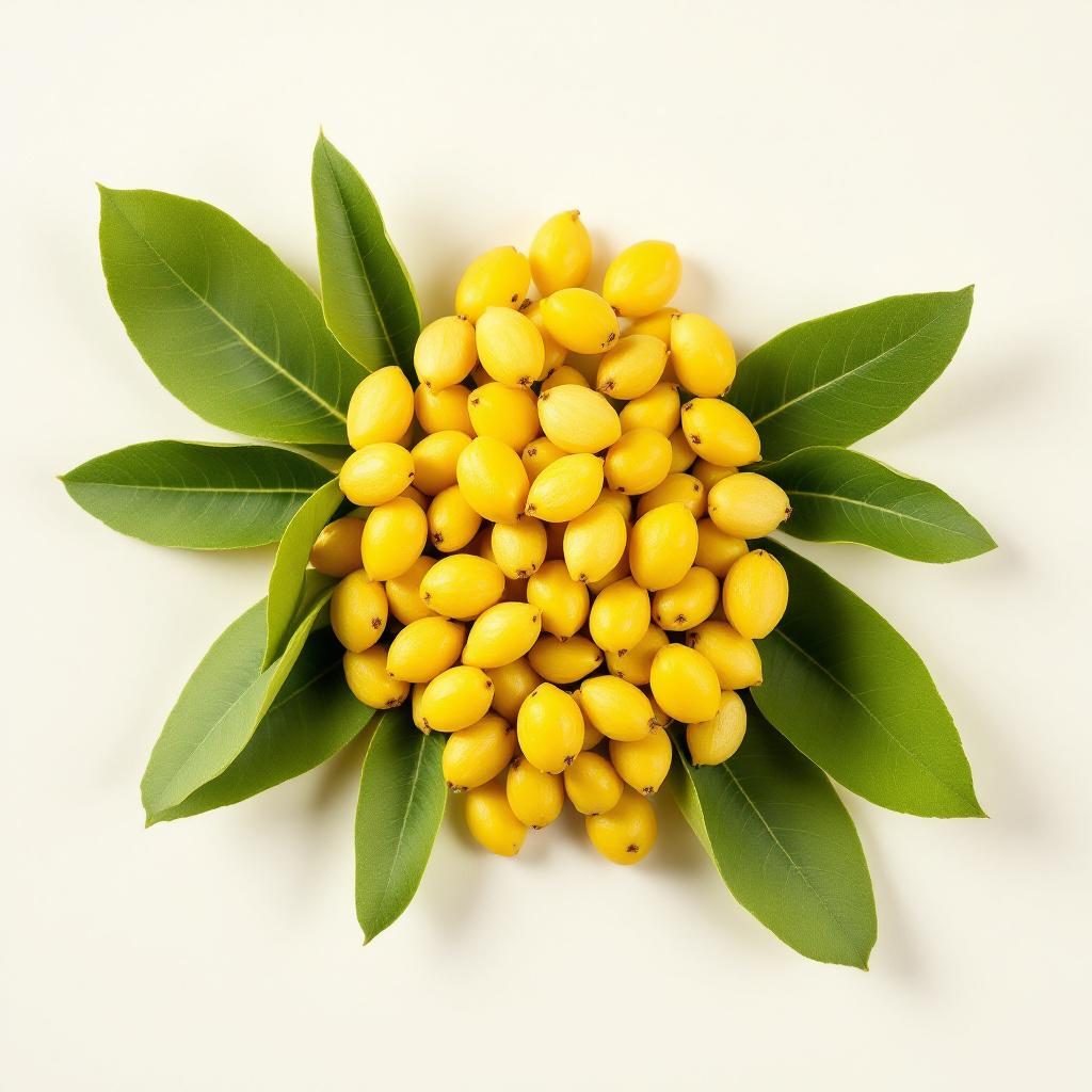 Hojas de olivo frescas