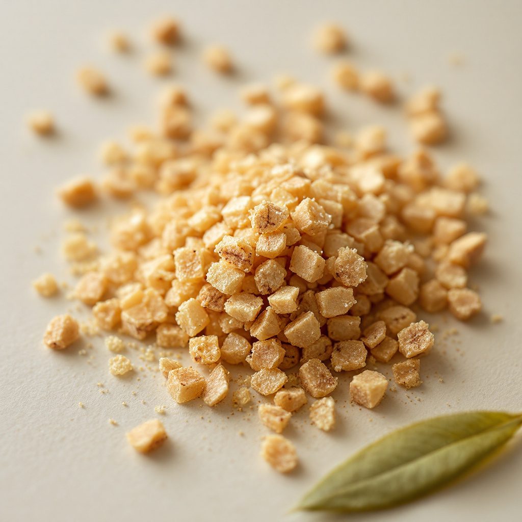 Caffeine crystals