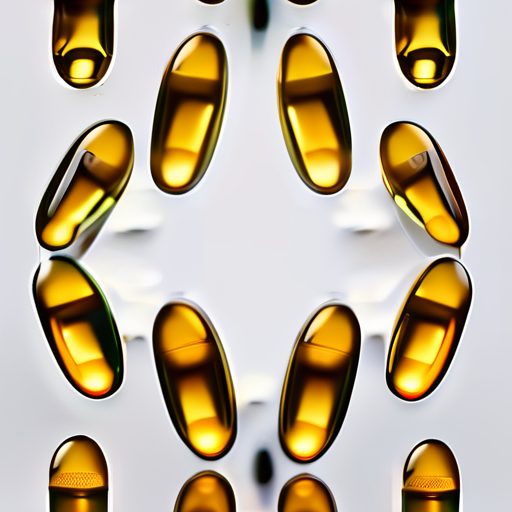Vitamin E capsules