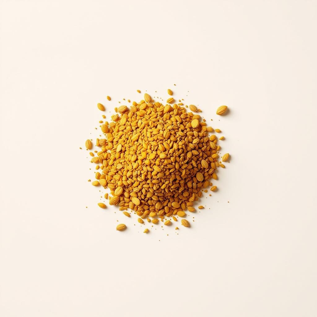 Fenugreek ose methi në formë farash dhe gjethesh
