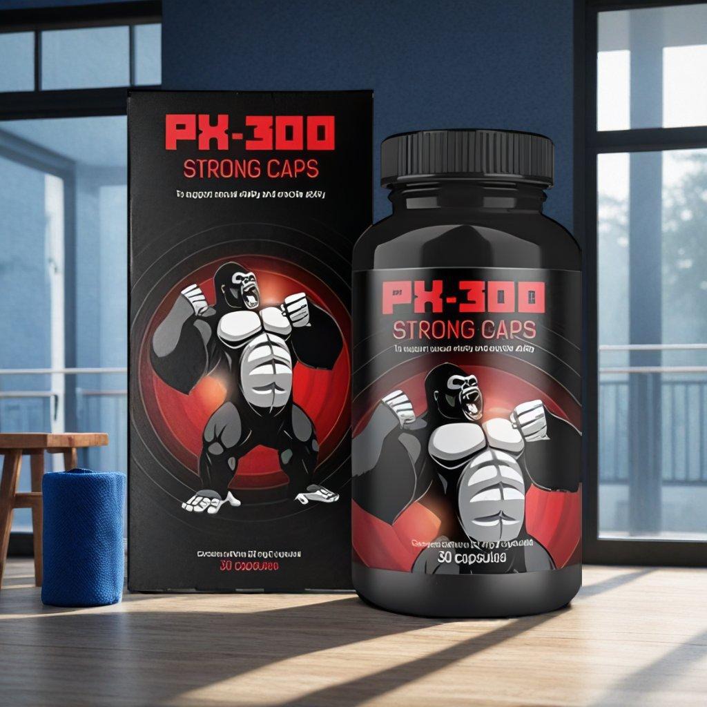 Px-300 Caps N30 kapsulės iš arti