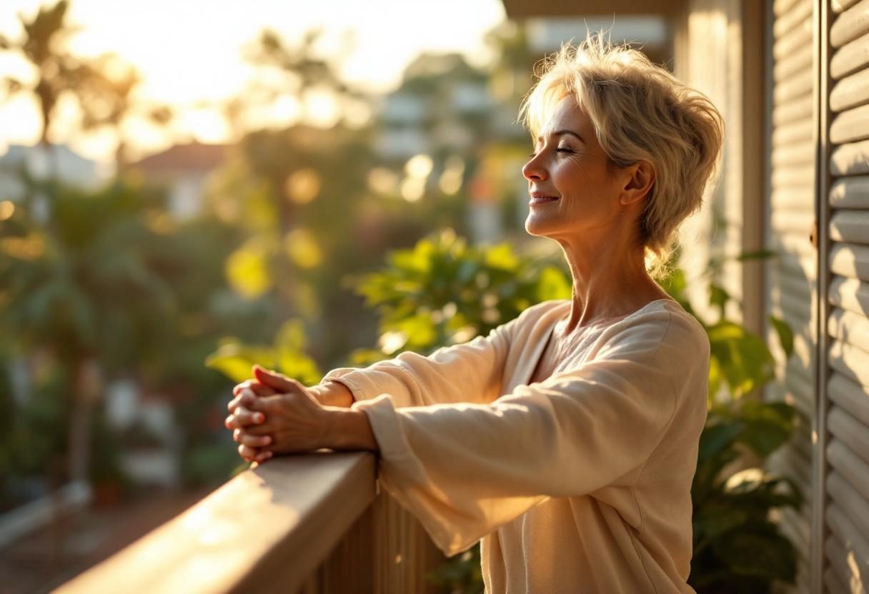 Natural wellness lifestyle with green plants and healthy environment