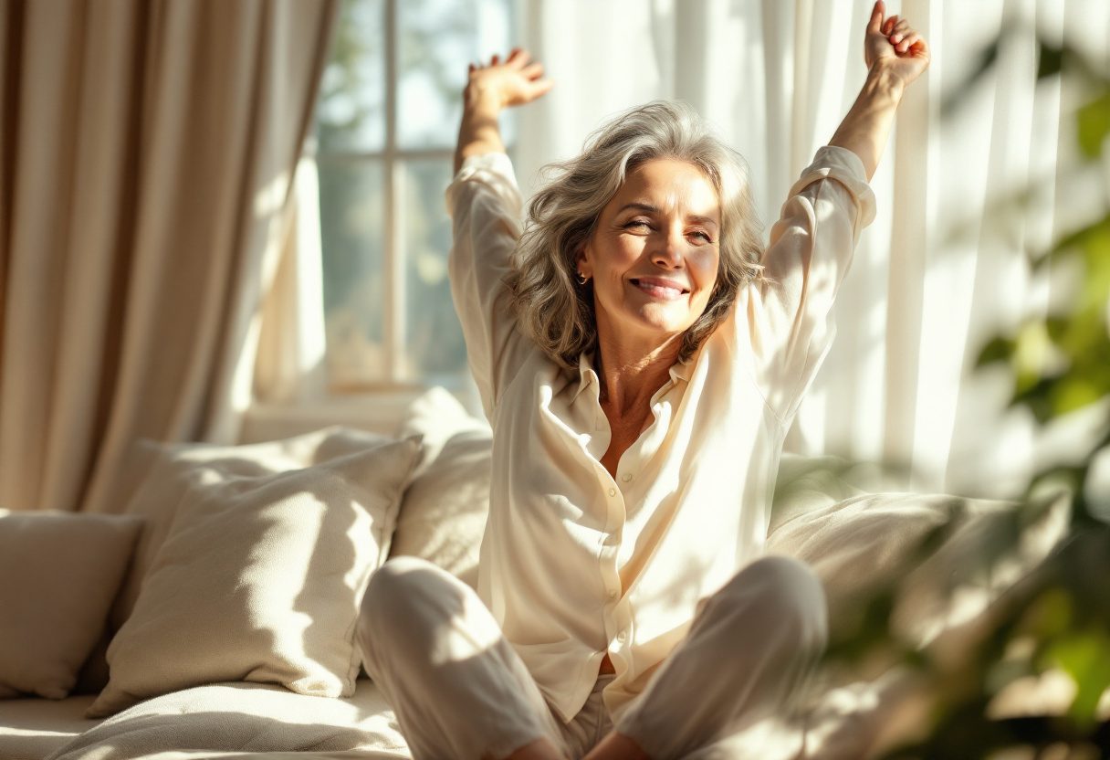 Lifestyle φωτογραφία με προϊόν για φροντίδα αρθρώσεων