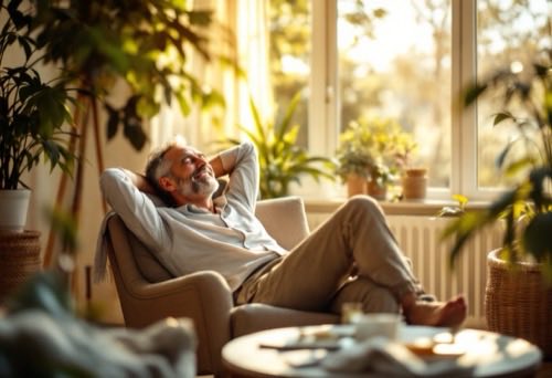 Momento di cura personale e benessere quotidiano