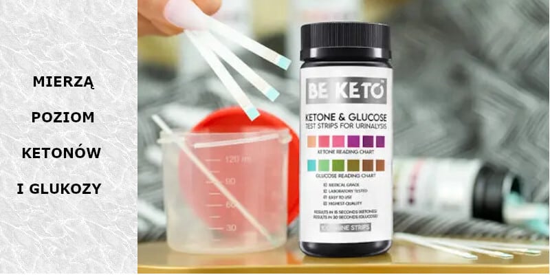 Testy do glukozy i ketonów BeKeto Testy do glukozy i ketonów BeKeto